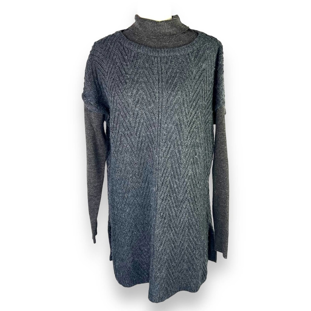 Woolrich Gray Turtleneck Sweater Large